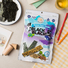 Load image into Gallery viewer, UNCLE NICK Korean Super Snacks - Black &amp; Black Seaweed Snack with Buckwheat and Sesame Seeds
